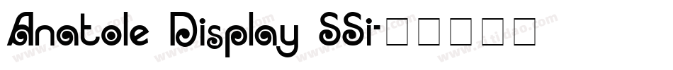 Anatole Display SSi字体转换